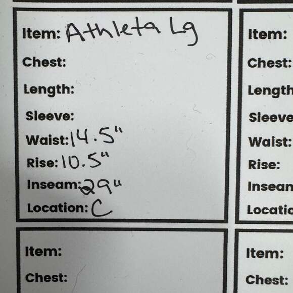 Athleta Elation Ultra High Rise Straight Leg Pants Legging Size L - Picture 5 of 5